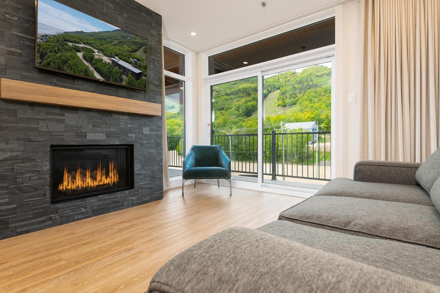 Les Appartements Du Massif De Charlevoix 圣弗朗索瓦小河 外观 照片